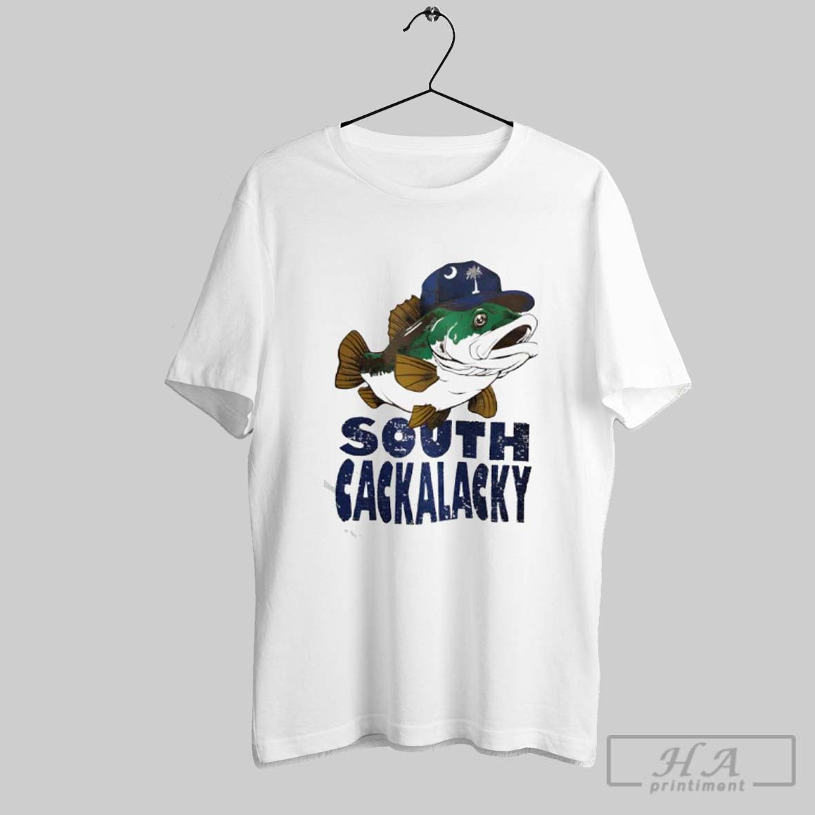 Fish South Cackalacky - Adult & Kids T-Shirts, Sweatshirts & Hoodies apparel design preview 1