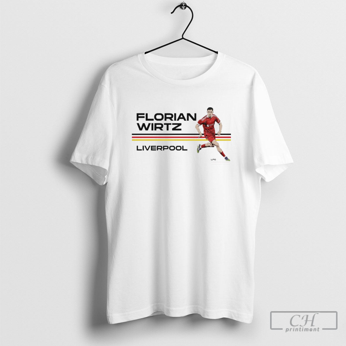 Florian Wirtz Liverpool Fc Retro - Adult & Kids T-Shirts, Sweatshirts & Hoodies apparel design preview 1