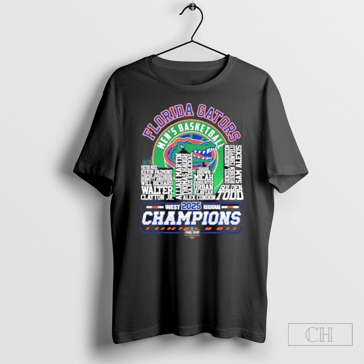 Florida Gators Mens Basketball Skyline Players Name - Adult & Kids T-Shirts, Sweatshirts & Hoodies apparel design preview 1