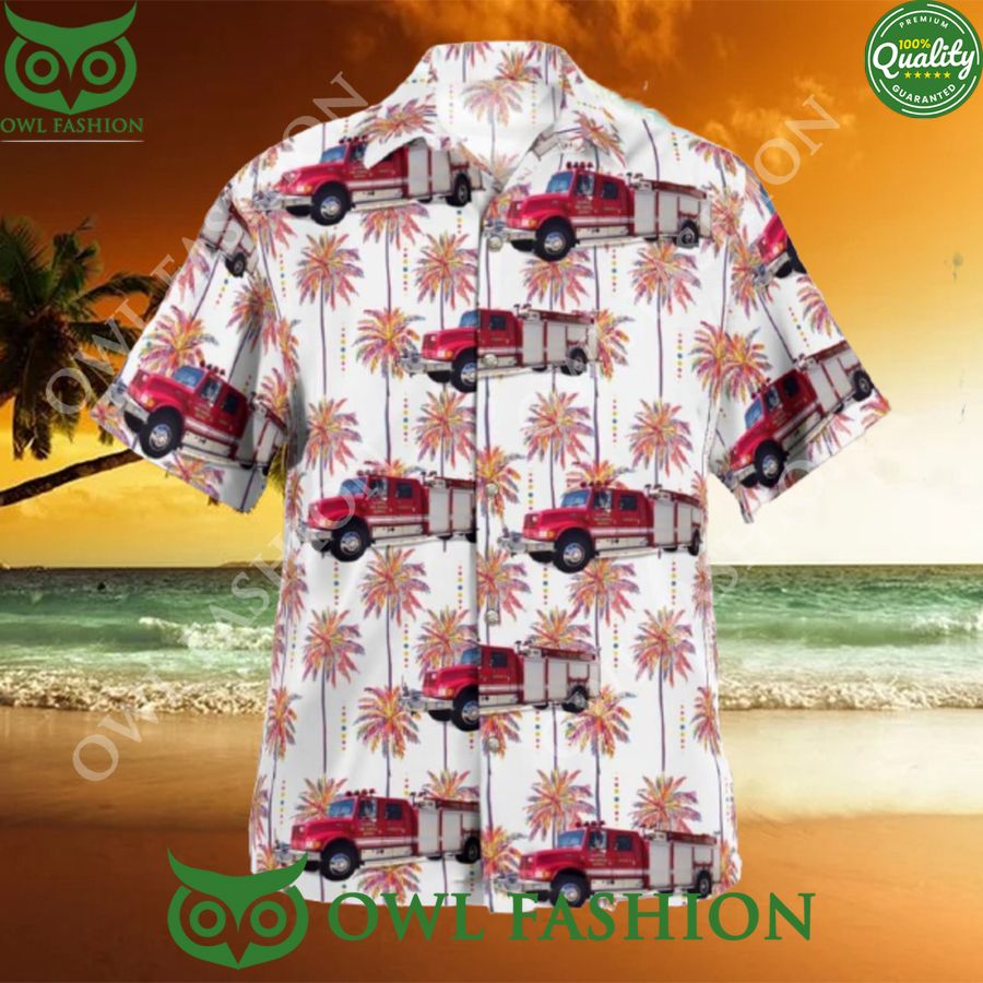 Florosa Fire Department Rescue 5 Summer Hawaiian - Adult & Kids T-Shirts, Sweatshirts & Hoodies apparel design preview 1