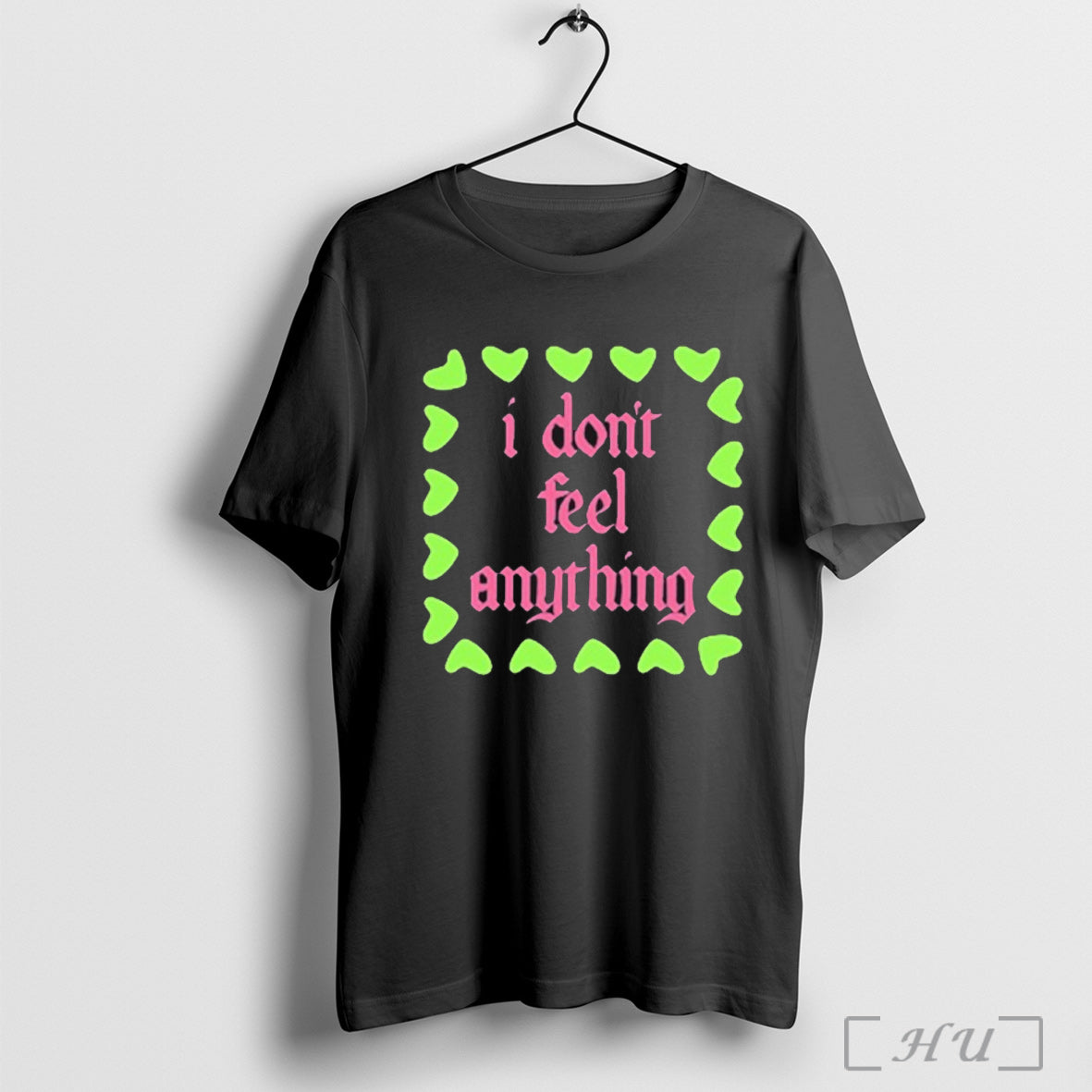 Fontaines Dc I Dont Feel Anything Hearts - Adult & Kids T-Shirts, Sweatshirts & Hoodies apparel design preview 1