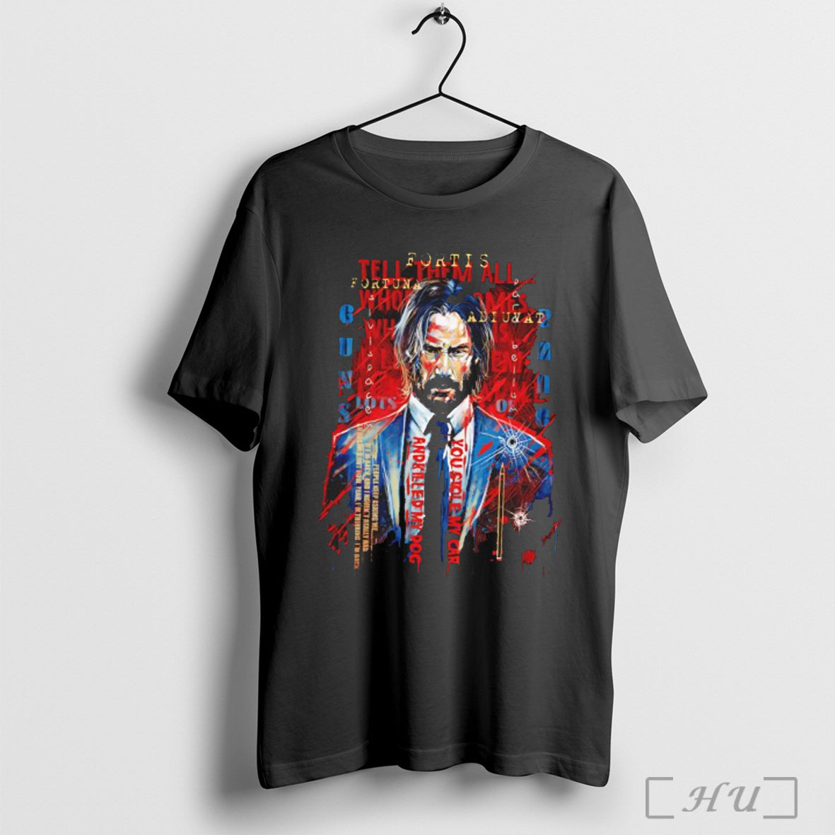 Fortis Fortuna John Wick - Adult & Kids T-Shirts, Sweatshirts & Hoodies apparel design preview 1