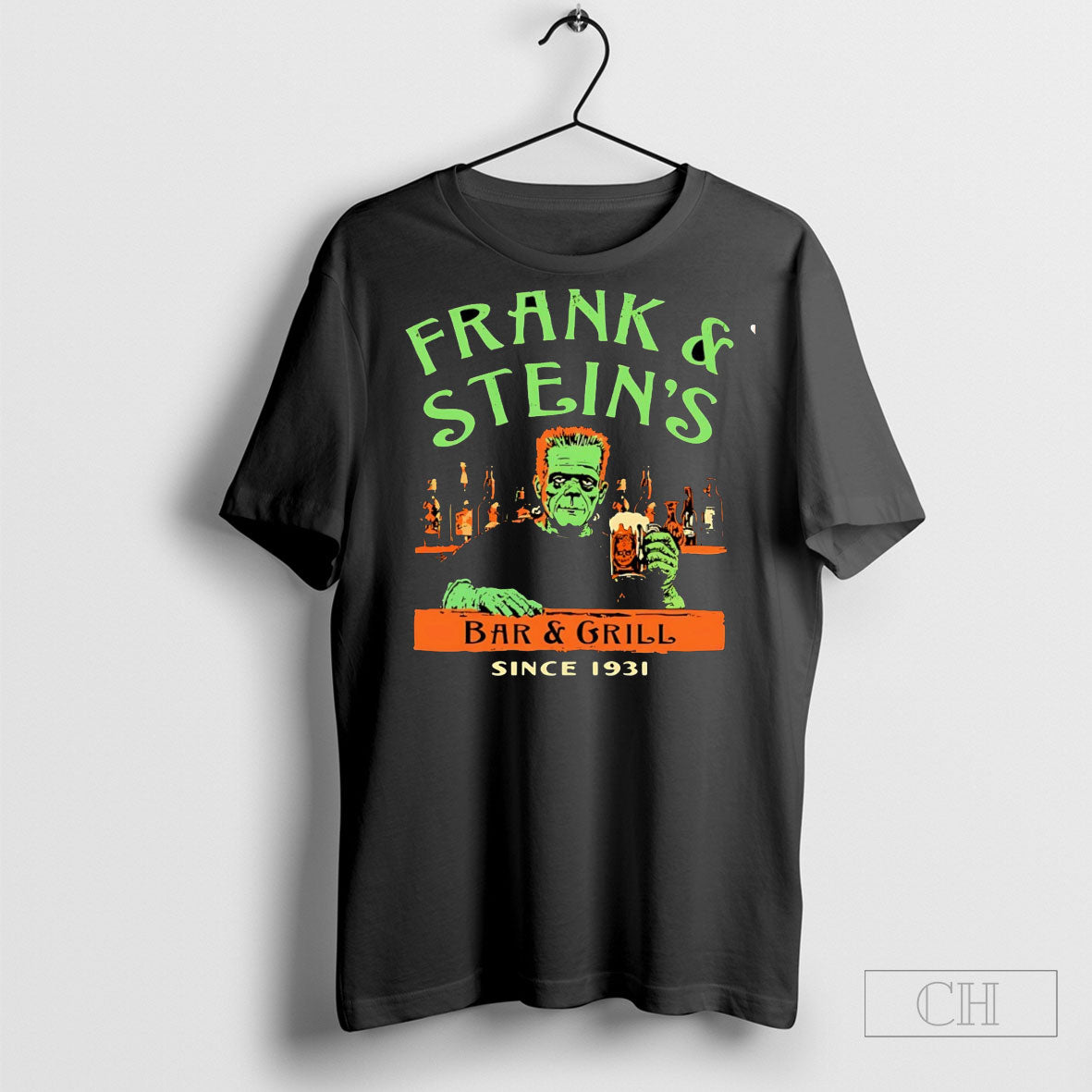 Frank And Steins Bar Grill Since 1931 - Adult & Kids T-Shirts, Sweatshirts & Hoodies apparel design preview 1