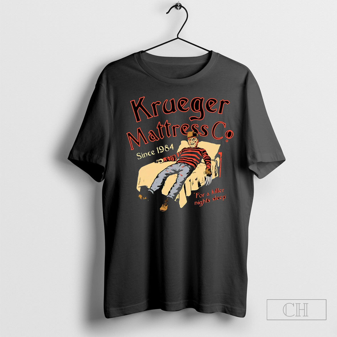 Freddy Krueger Mattress For A Killer Nights Sleep - Adult & Kids T-Shirts, Sweatshirts & Hoodies apparel design preview 1