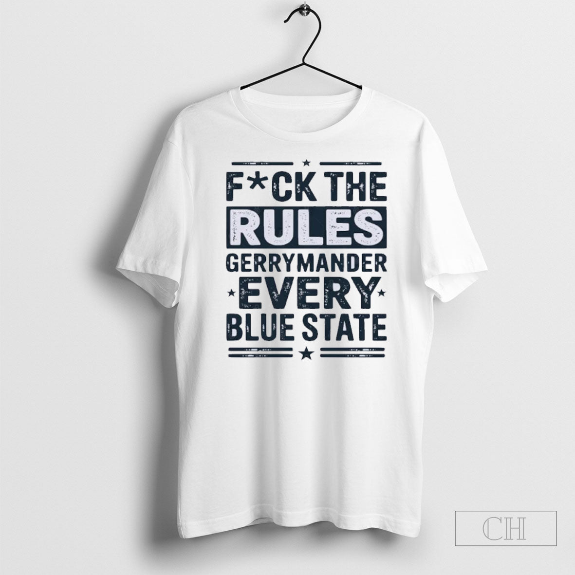 Fuck The Rules Gerrymander Every Blue State - Adult & Kids T-Shirts, Sweatshirts & Hoodies apparel design preview 1