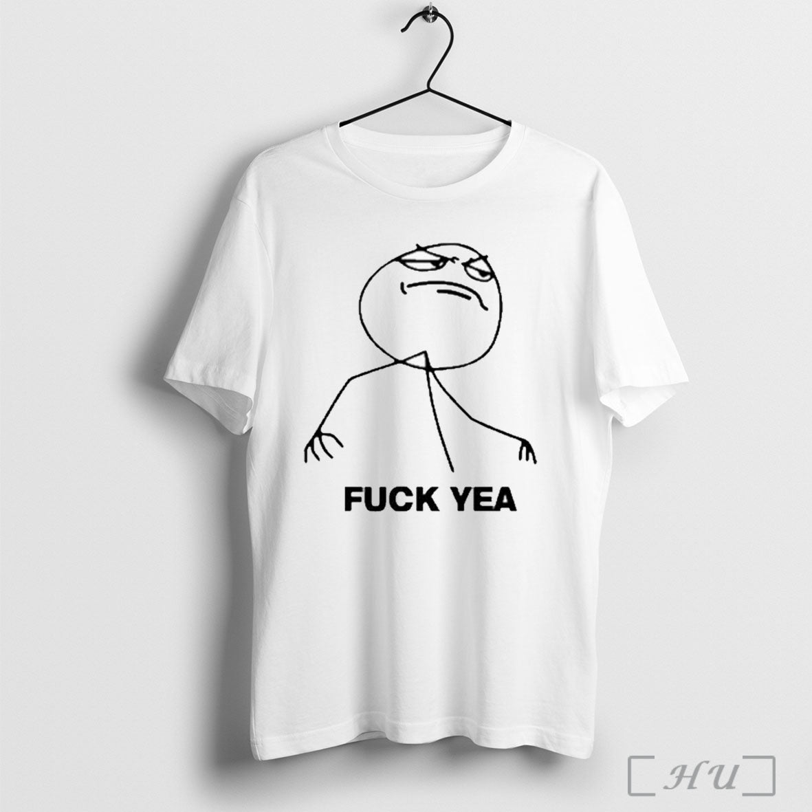 Fuck Yea Rage Face - Adult & Kids T-Shirts, Sweatshirts & Hoodies apparel design preview 1