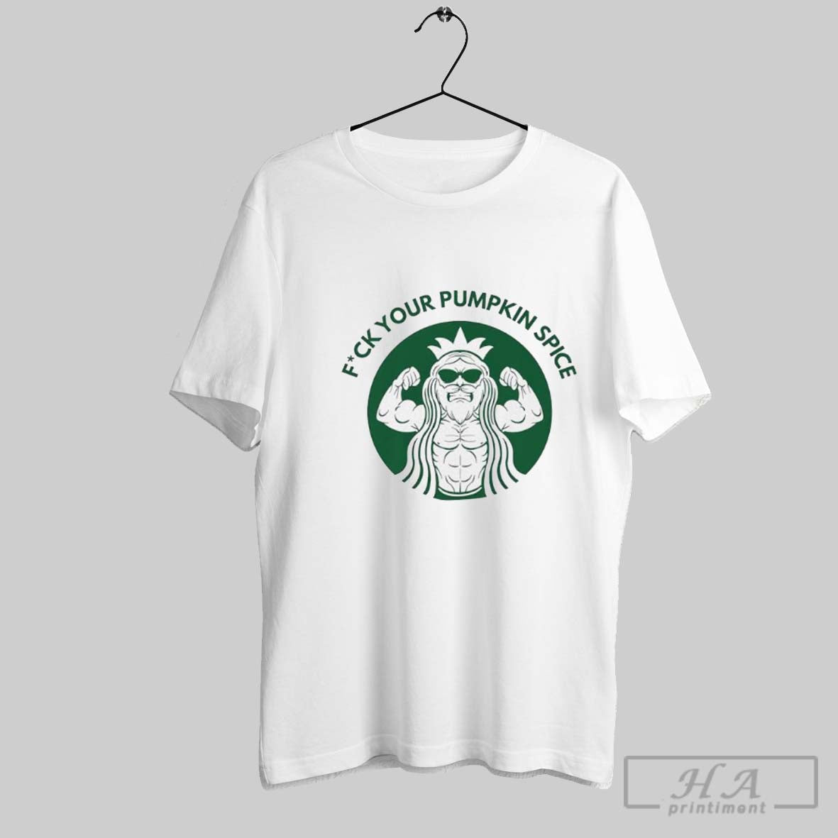 Fuck Your Pumpkin Spice Gym - Adult & Kids T-Shirts, Sweatshirts & Hoodies apparel design preview 1