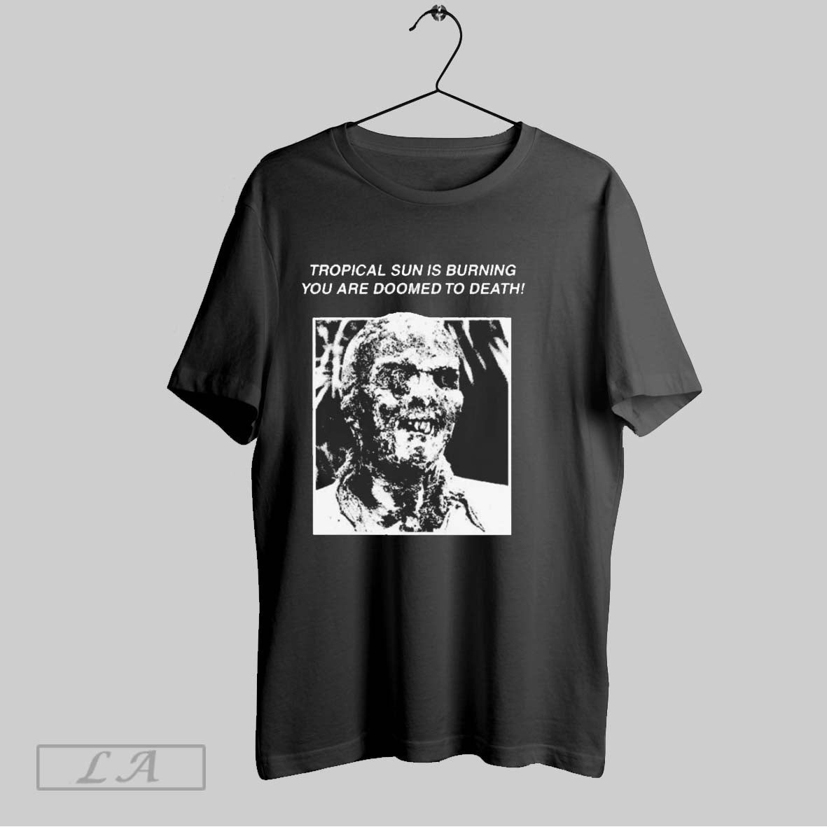 Fulci Tropical Sun Is Burning You Are Doomed To Death - Adult & Kids T-Shirts, Sweatshirts & Hoodies apparel design preview 1