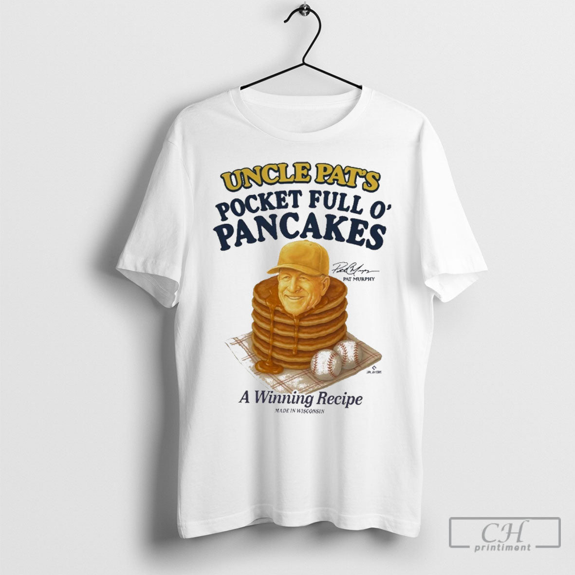 Funny Pat Murphy Uncle Pats Pocket Full O Pancakes A - Adult & Kids T-Shirts, Sweatshirts & Hoodies apparel design preview 1