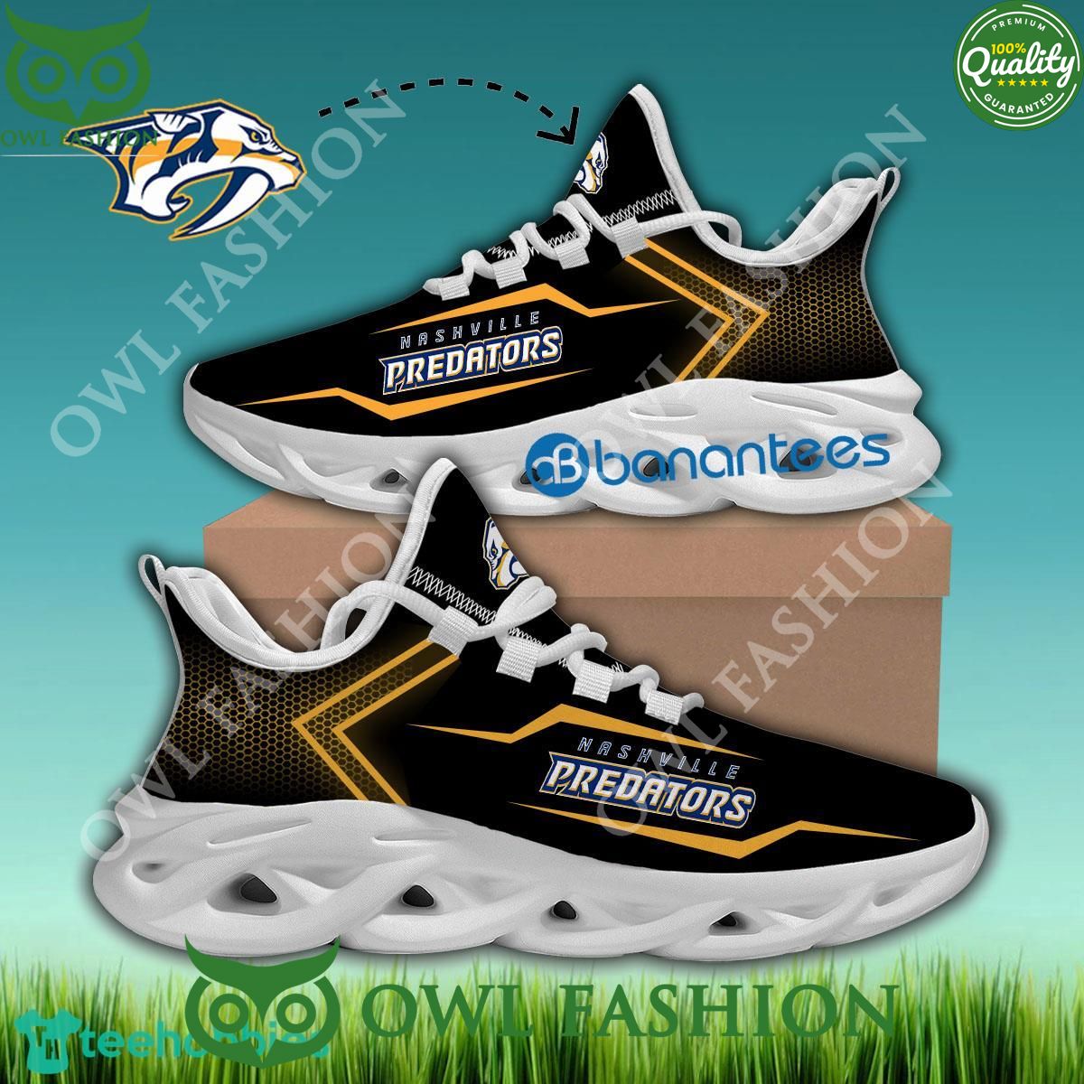 Nashville Predators NHL Chunky Sneaker Propel Max - Adult & Kids T-Shirts, Sweatshirts & Hoodies apparel design preview 1