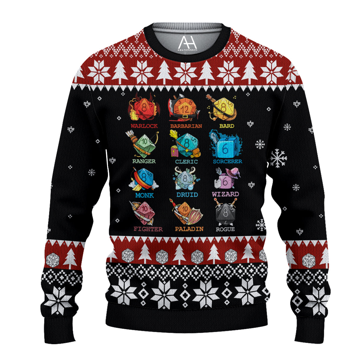 Dice Collections 3D Ugly Sweater Jumper - Adult & Kids T-Shirts, Sweatshirts & Hoodies apparel design preview 1