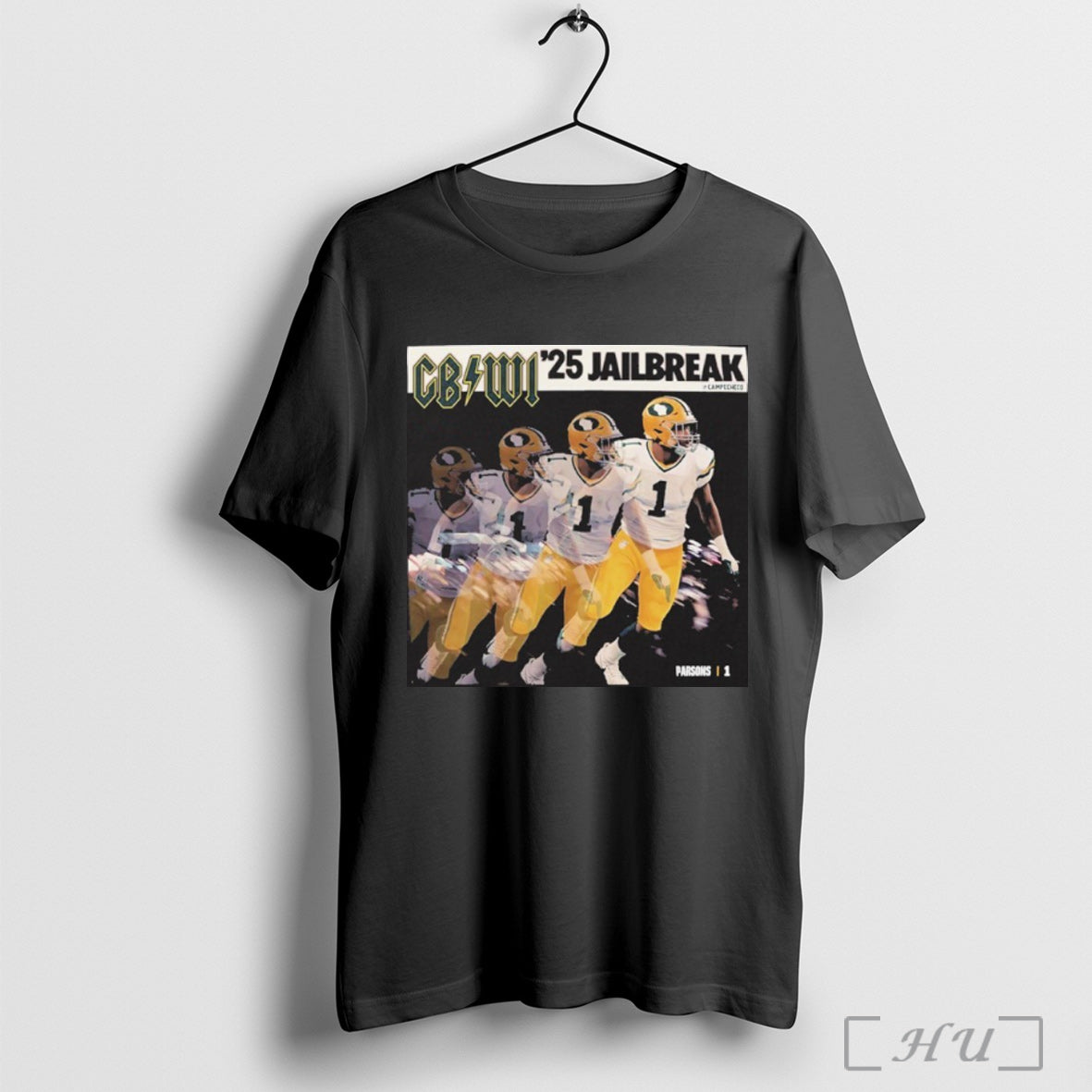Gb Wi Parsons Jailbreak - Adult & Kids T-Shirts, Sweatshirts & Hoodies apparel design preview 1