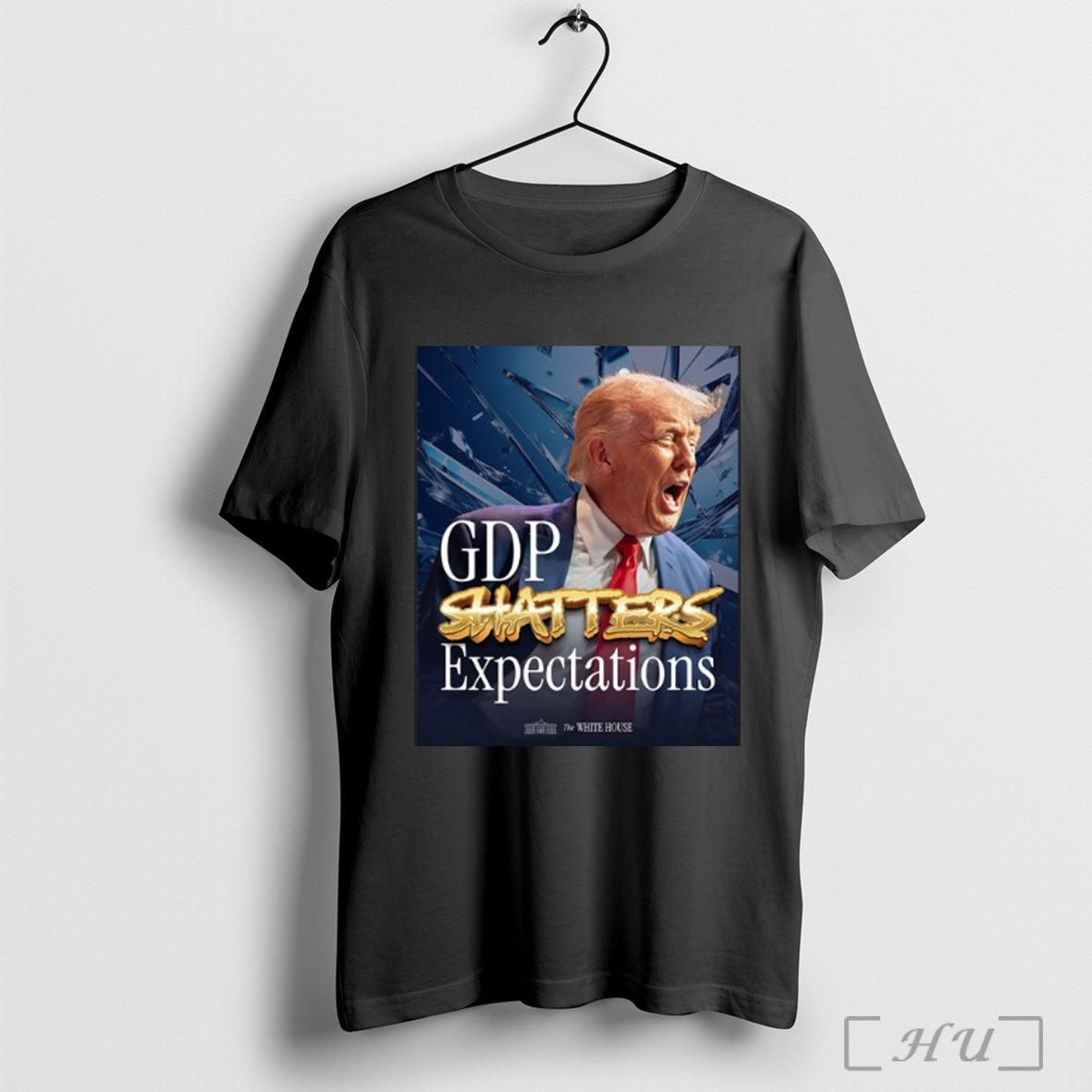 Gdp Shatters Expectations Donald Trump - Adult & Kids T-Shirts, Sweatshirts & Hoodies apparel design preview 1