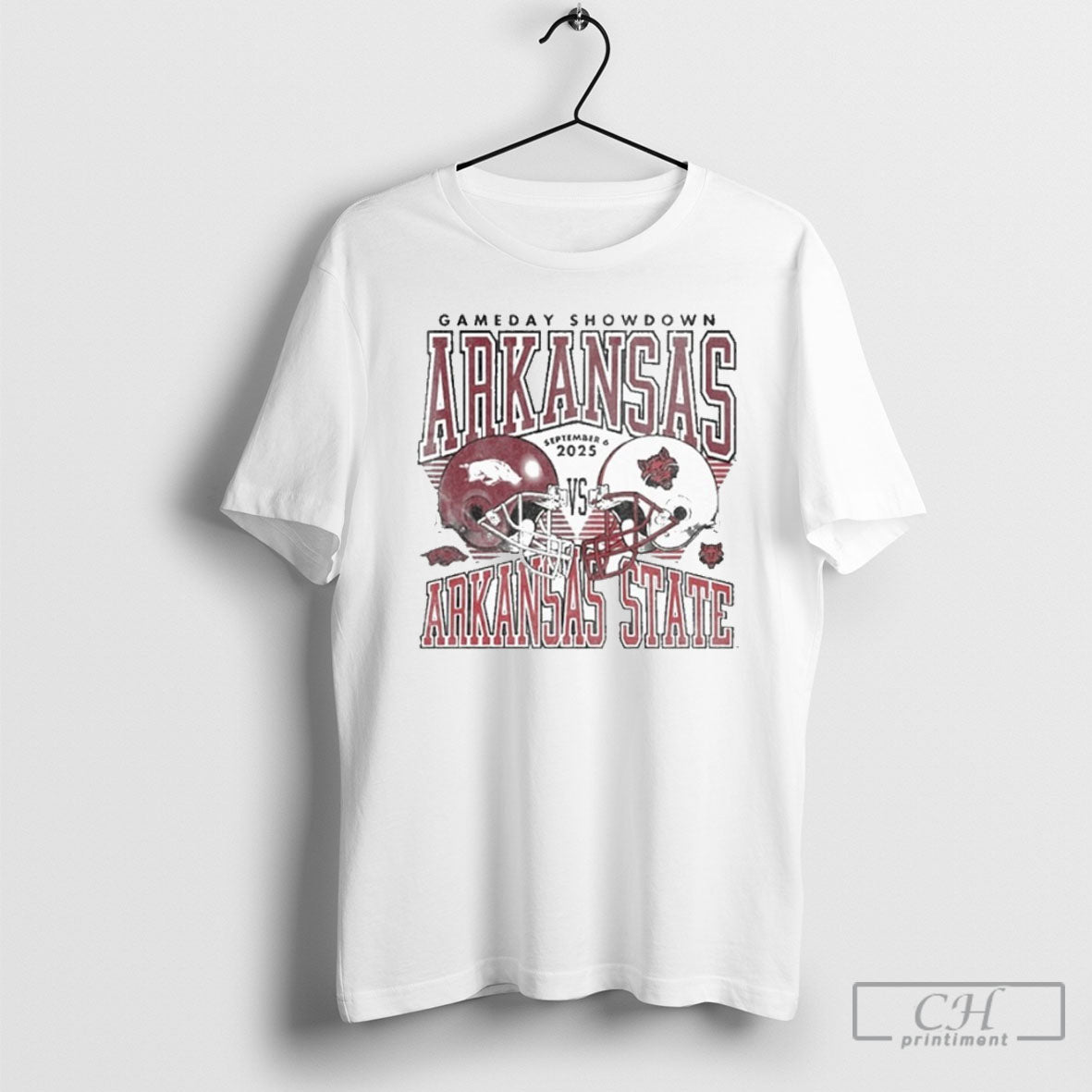 Gameday Arkansas Vs State September 6 2025 Duel - Adult & Kids T-Shirts, Sweatshirts & Hoodies apparel design preview 1