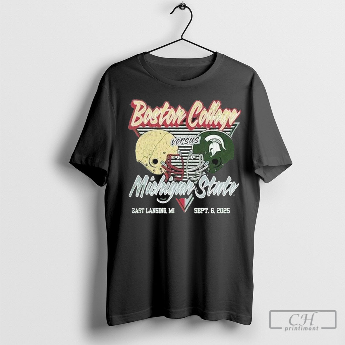 Gameday Michigan State Vs Boston College 2025 East - Adult & Kids T-Shirts, Sweatshirts & Hoodies apparel design preview 1