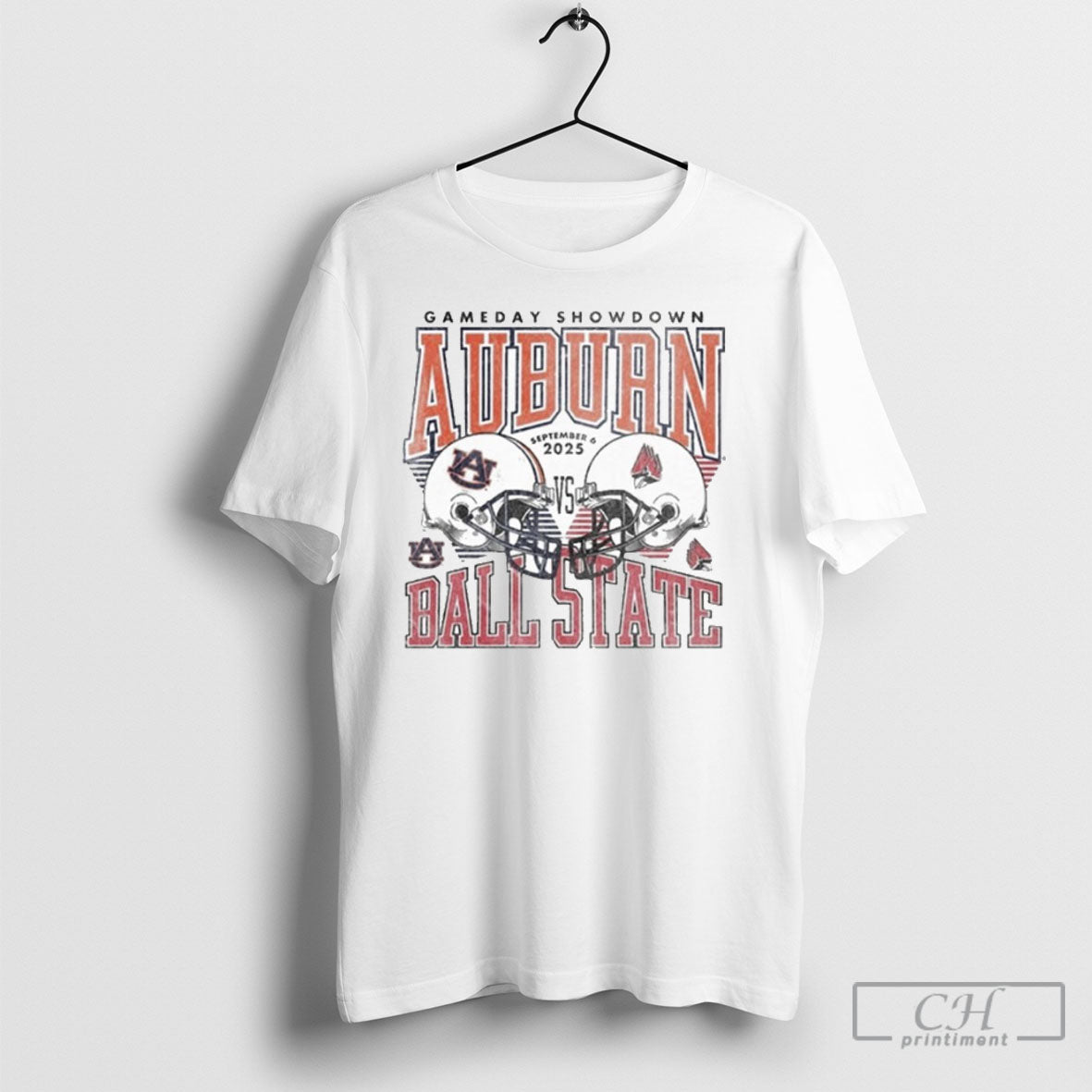 Gameday Showdown 2025 Auburn Vs Ball State Matchup T - Adult & Kids T-Shirts, Sweatshirts & Hoodies apparel design preview 1