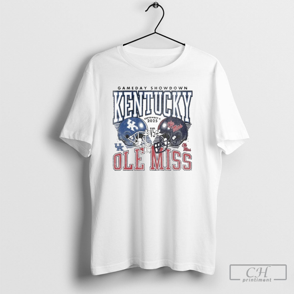 Gameday Showdown 2025 Kentucky Vs Ole Miss Matchup T - Adult & Kids T-Shirts, Sweatshirts & Hoodies apparel design preview 1