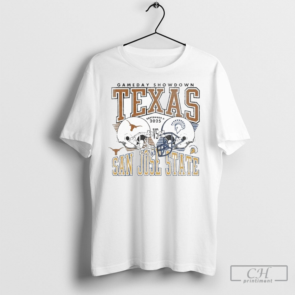 Gameday Texas Vs San Jose State September 6 2025 Duel - Adult & Kids T-Shirts, Sweatshirts & Hoodies apparel design preview 1