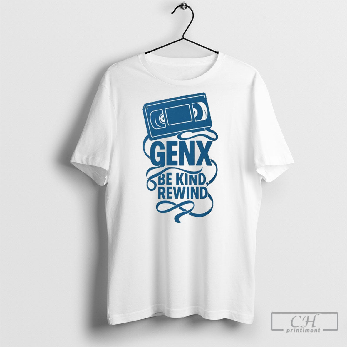 Gen X Be Kind Rewind - Adult & Kids T-Shirts, Sweatshirts & Hoodies apparel design preview 1