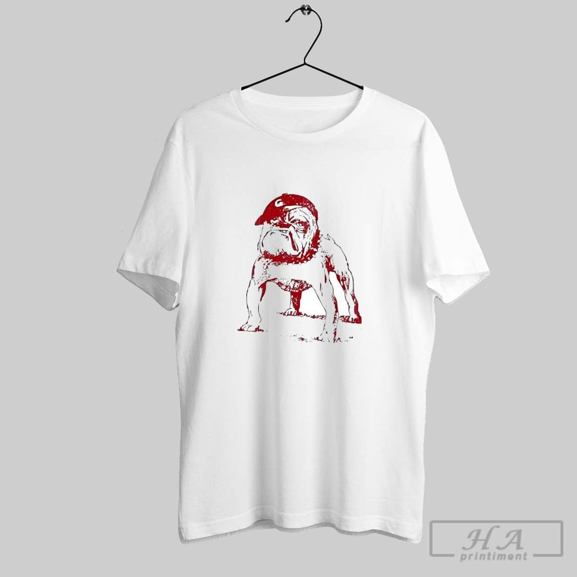 Georgia Bulldogs Vintage Mascot Sweater And V Neck - Adult & Kids T-Shirts, Sweatshirts & Hoodies apparel design preview 1