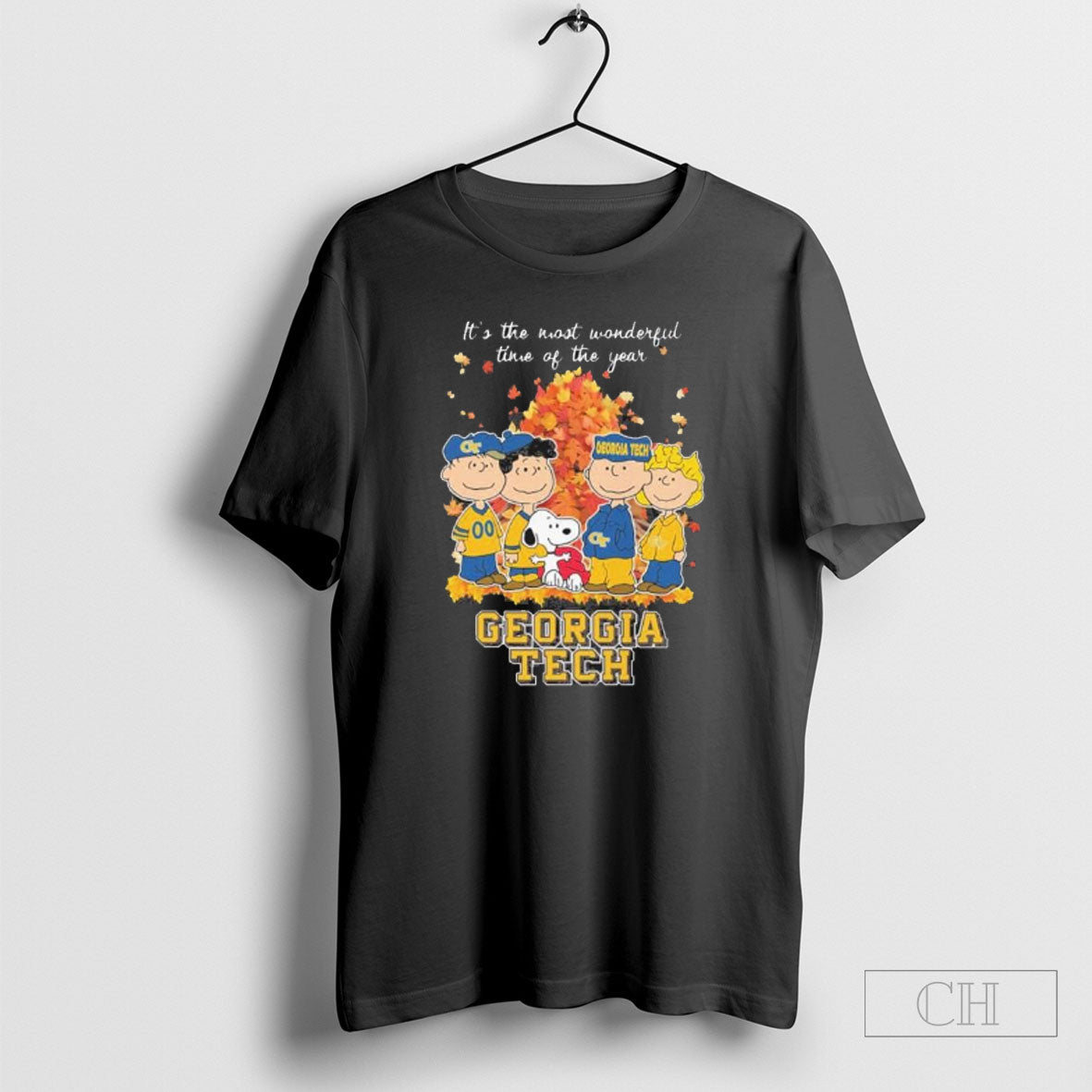 Georgia Tech And Peanuts Character Its The Most - Adult & Kids T-Shirts, Sweatshirts & Hoodies apparel design preview 1