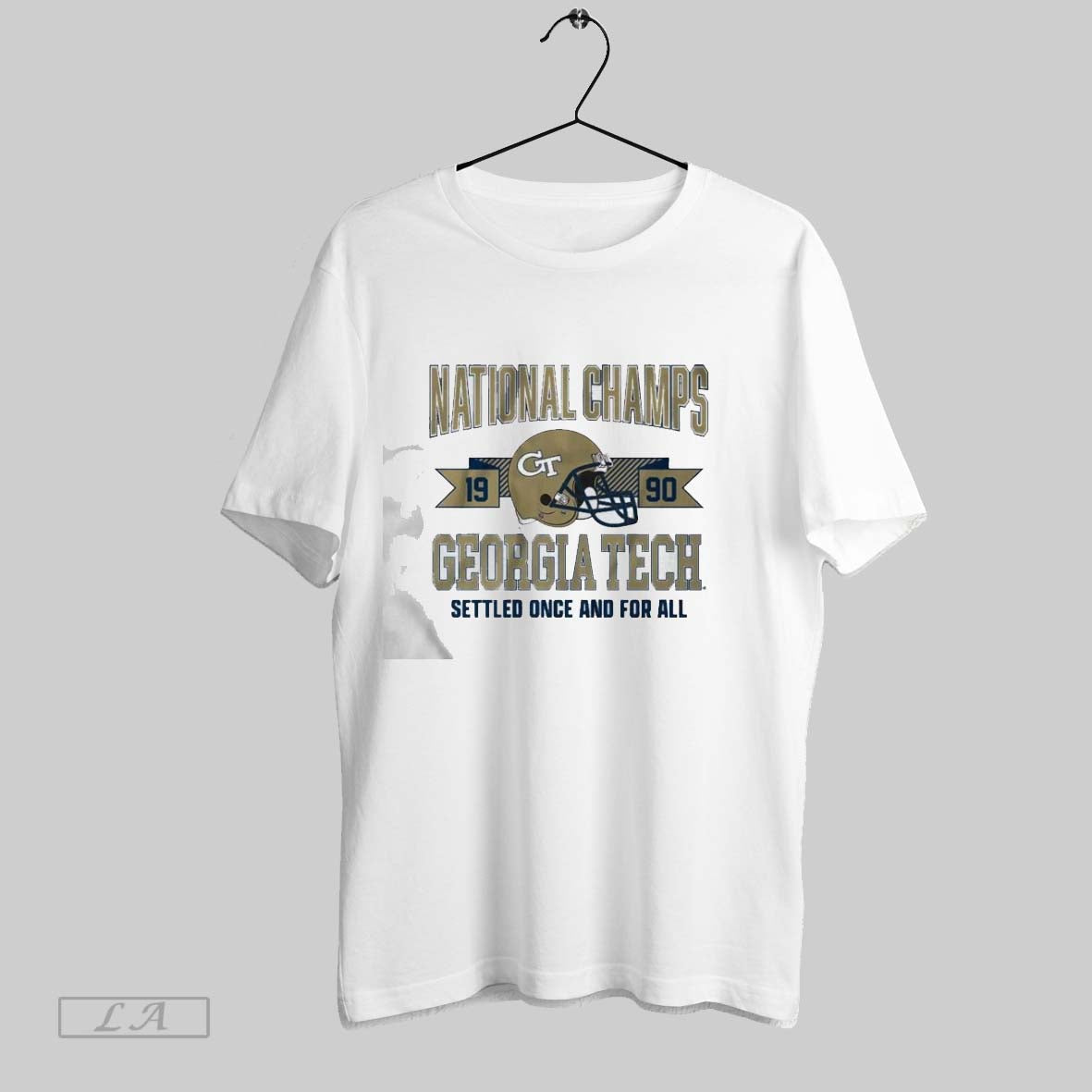 Georgia Tech Football 1990 National Champs - Adult & Kids T-Shirts, Sweatshirts & Hoodies apparel design preview 1