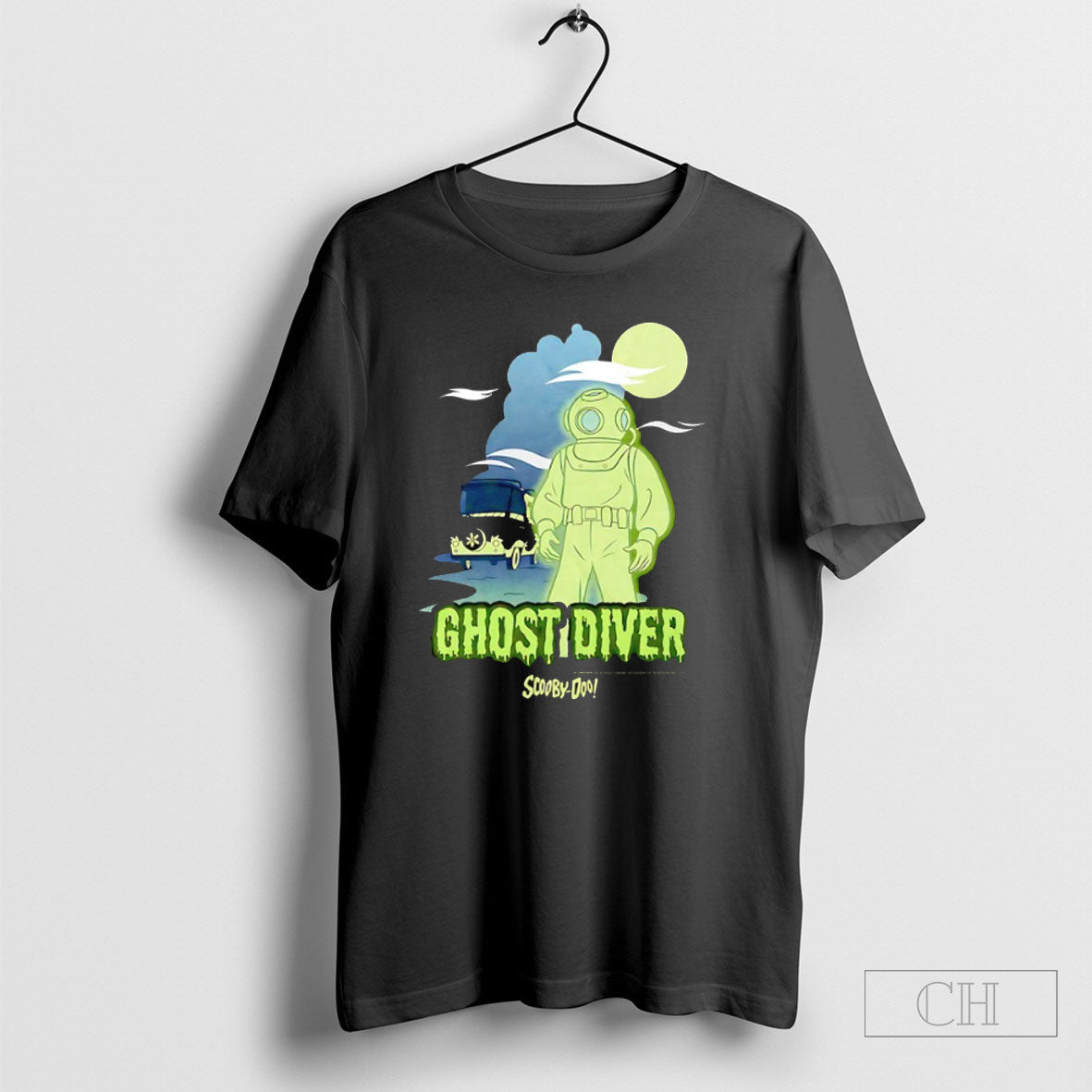 Ghost Diver Scooby Doo - Adult & Kids T-Shirts, Sweatshirts & Hoodies apparel design preview 1