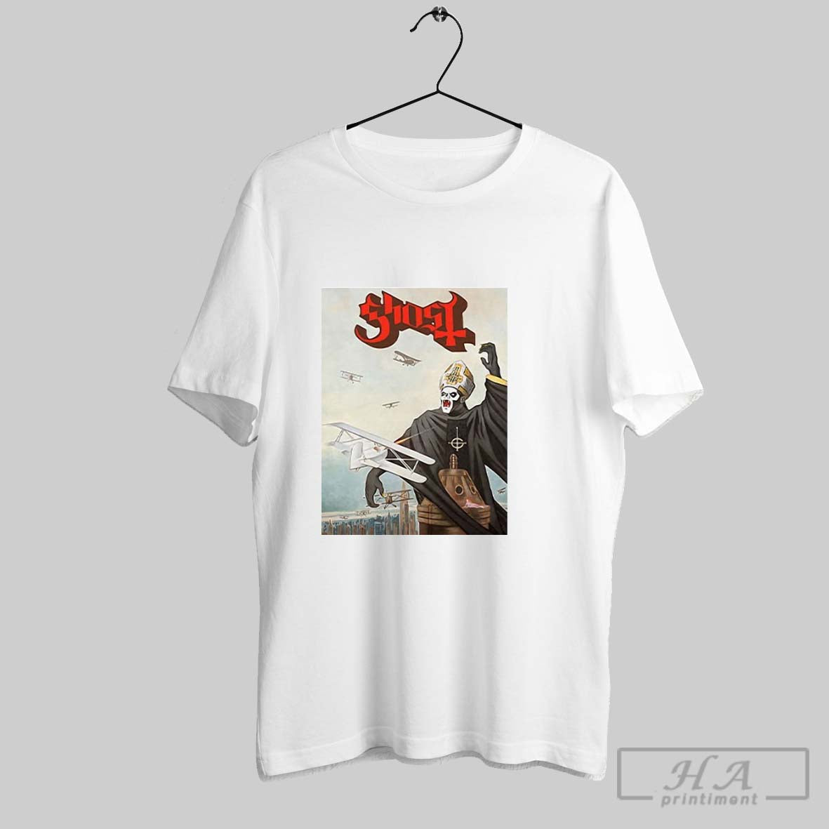 Ghost Majesty Papa Emeritus - Adult & Kids T-Shirts, Sweatshirts & Hoodies apparel design preview 1