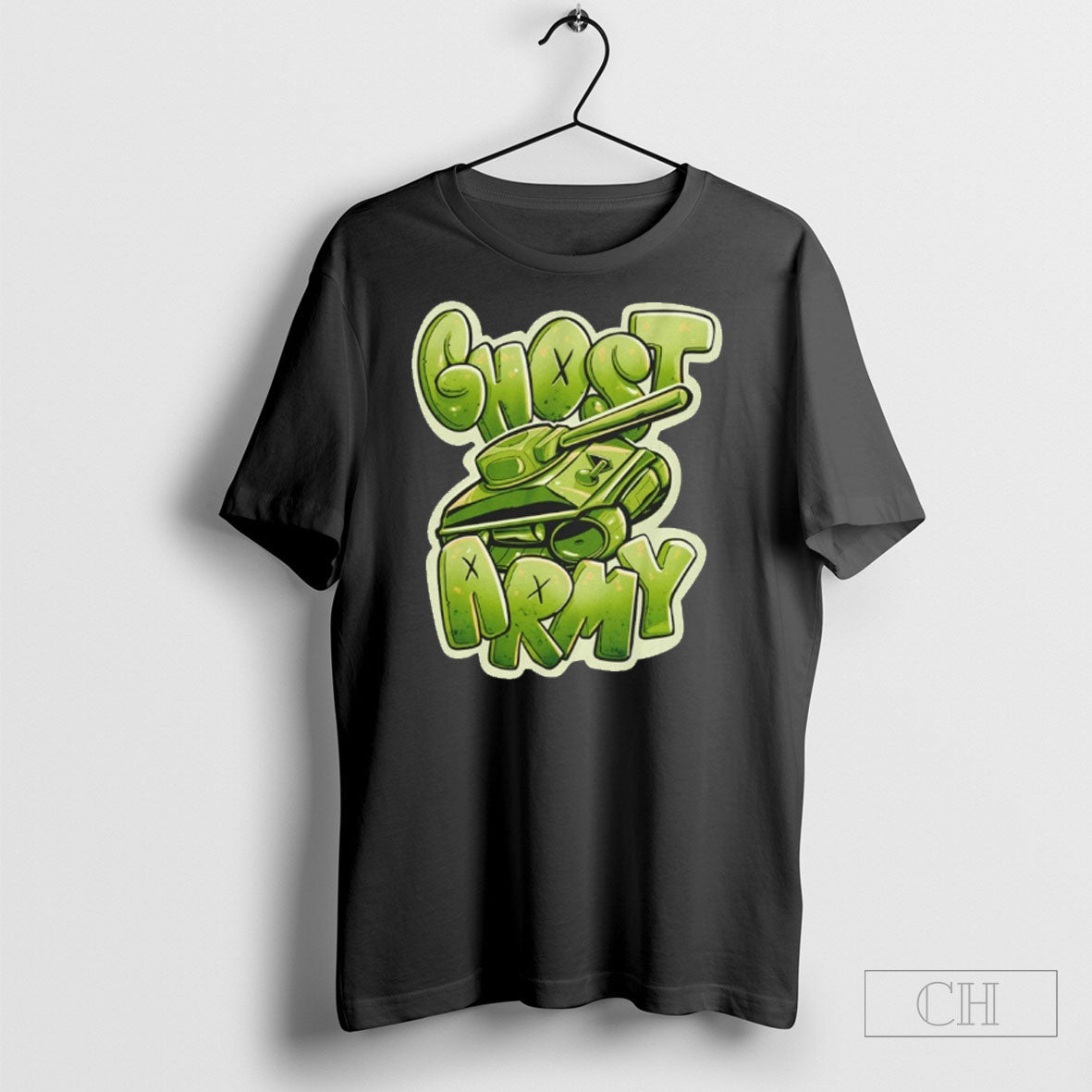 Ghost Army Graffiti - Adult & Kids T-Shirts, Sweatshirts & Hoodies apparel design preview 1