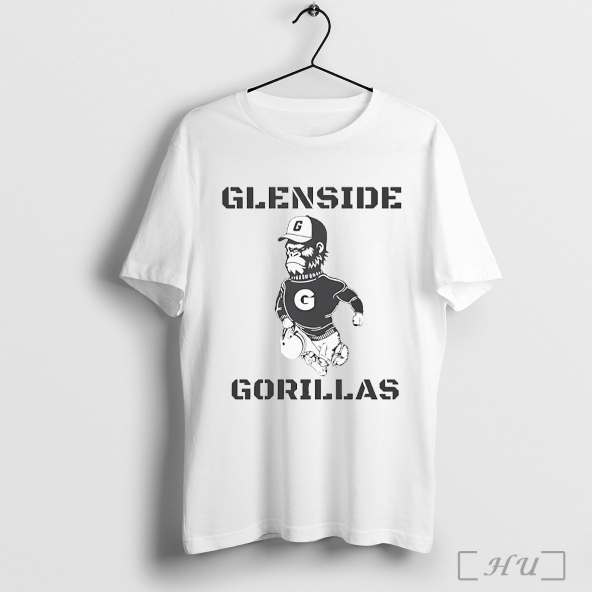 Glenside Gorillas Retro - Adult & Kids T-Shirts, Sweatshirts & Hoodies apparel design preview 1