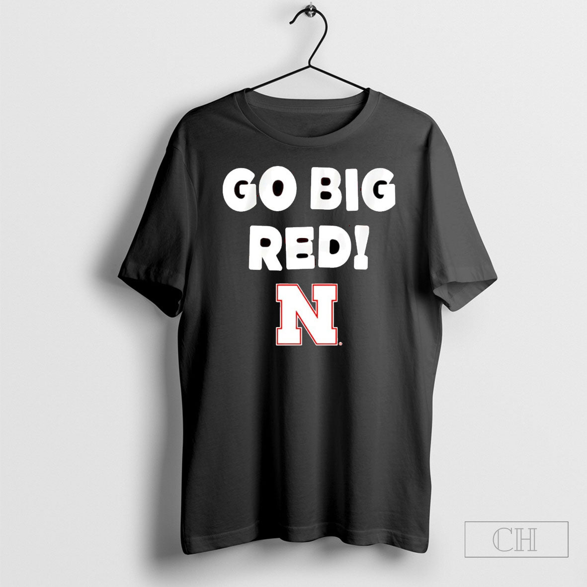 Go Big Red Nebraska Cornhuskers Slogan - Adult & Kids T-Shirts, Sweatshirts & Hoodies apparel design preview 1