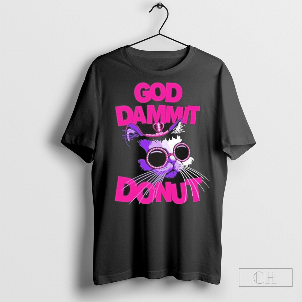 God Dammit Donut - Adult & Kids T-Shirts, Sweatshirts & Hoodies apparel design preview 1