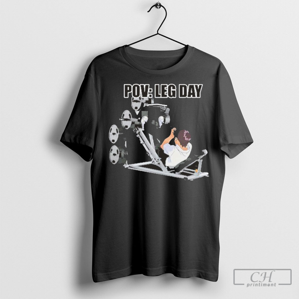 Goofyahhtees Pov Leg Day - Adult & Kids T-Shirts, Sweatshirts & Hoodies apparel design preview 1