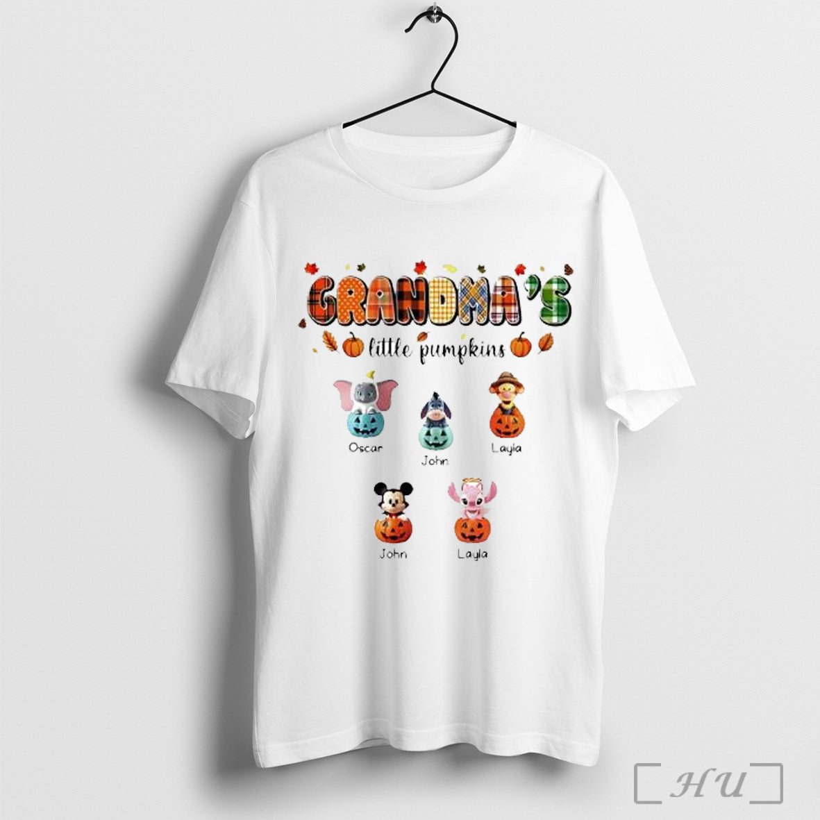 Grandhas Little Pumpkins Halloween - Adult & Kids T-Shirts, Sweatshirts & Hoodies apparel design preview 1