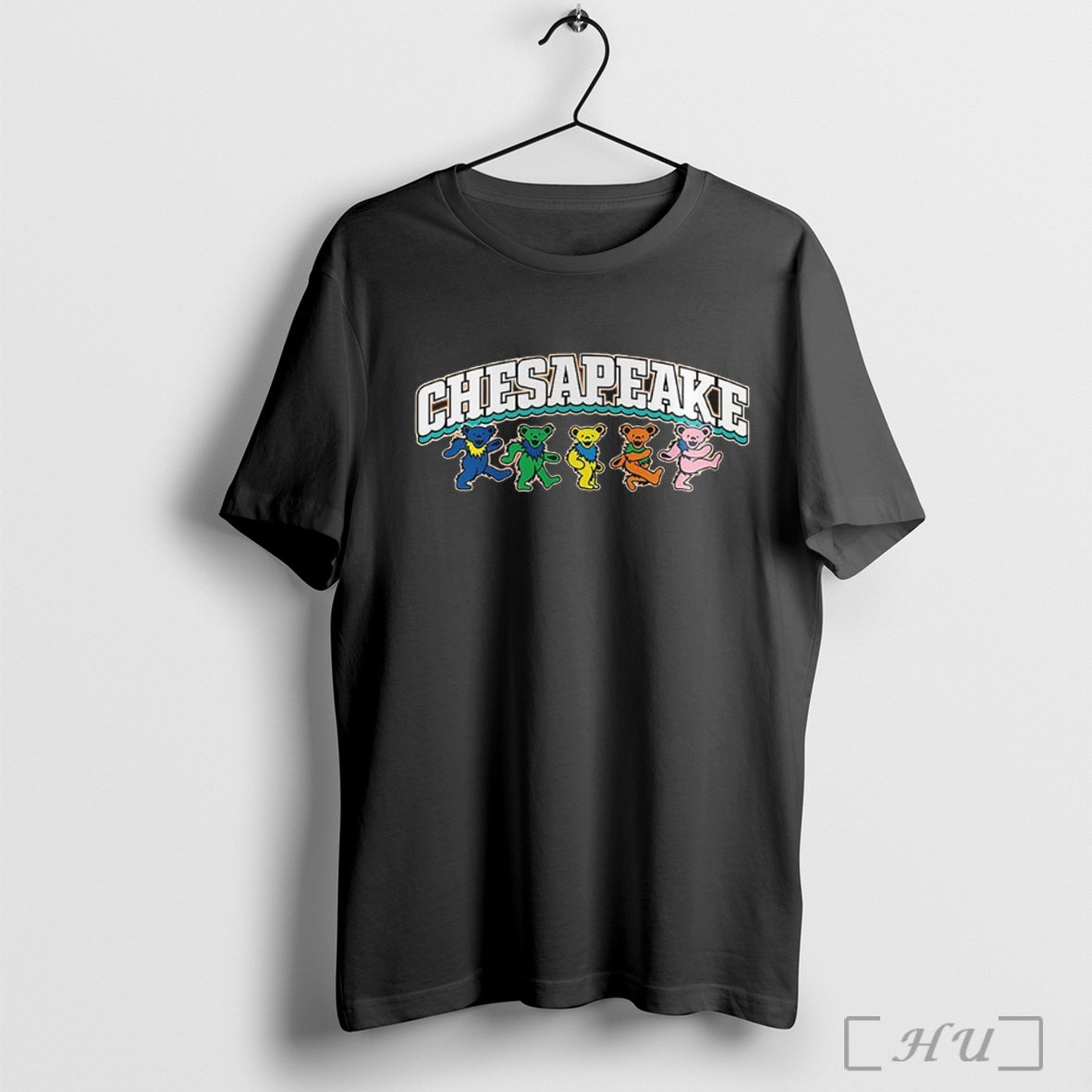 Grateful Dead Dancing Bear X Chesapeake Baysox - Adult & Kids T-Shirts, Sweatshirts & Hoodies apparel design preview 1