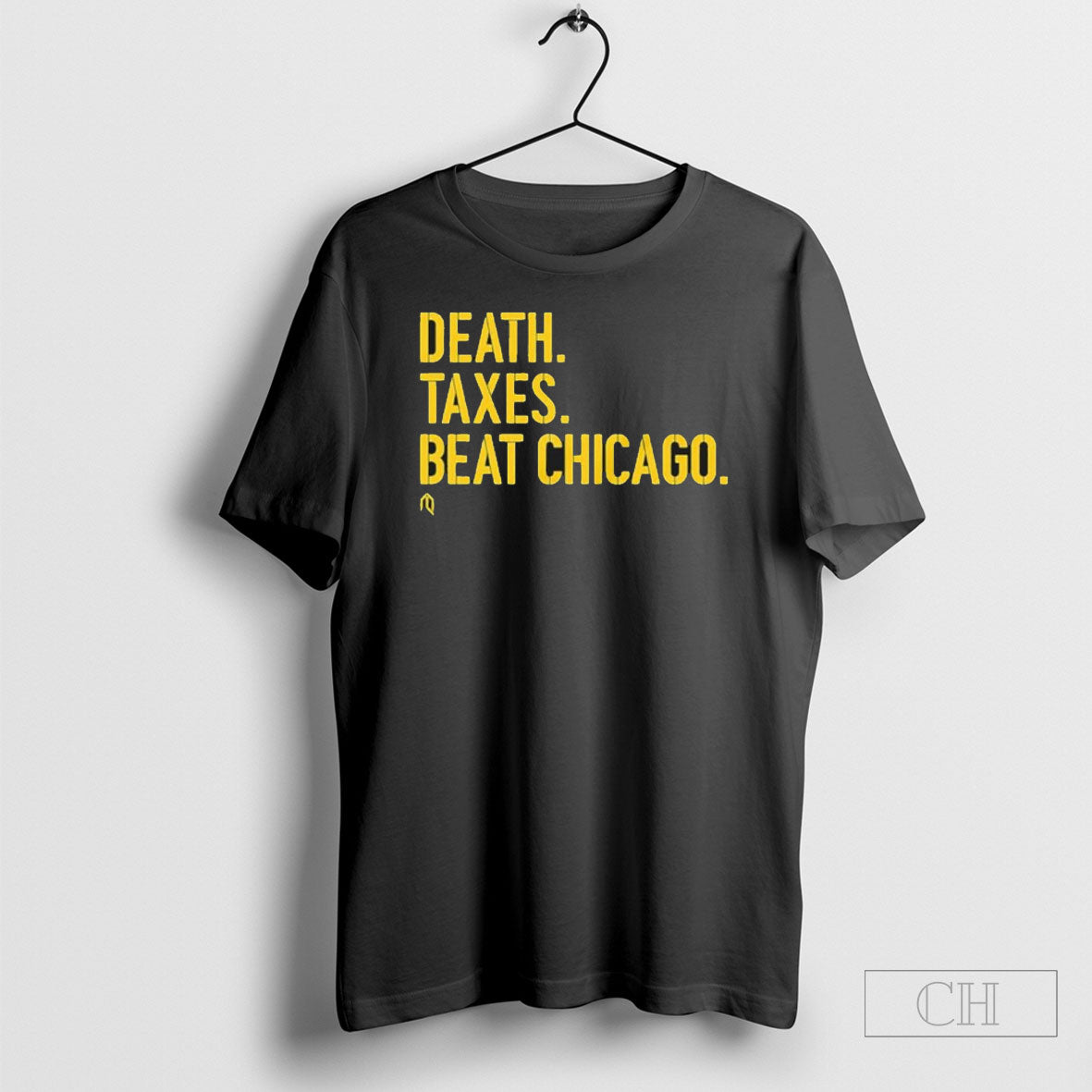 Green Bay Packers Death Taxes Beat Chicago T - Adult & Kids T-Shirts, Sweatshirts & Hoodies apparel design preview 1