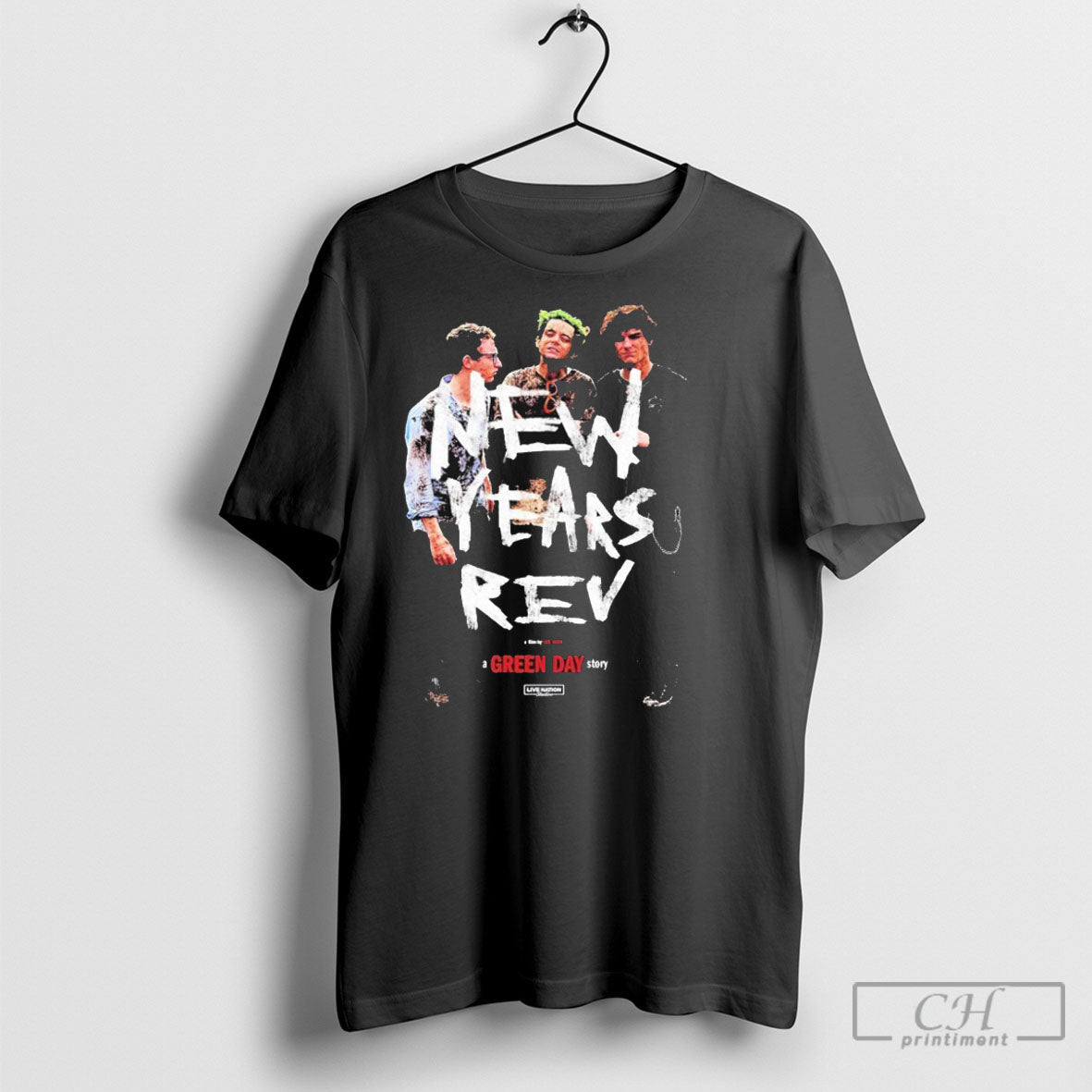 Green Day New Years Rev Movie A Story - Adult & Kids T-Shirts, Sweatshirts & Hoodies apparel design preview 1