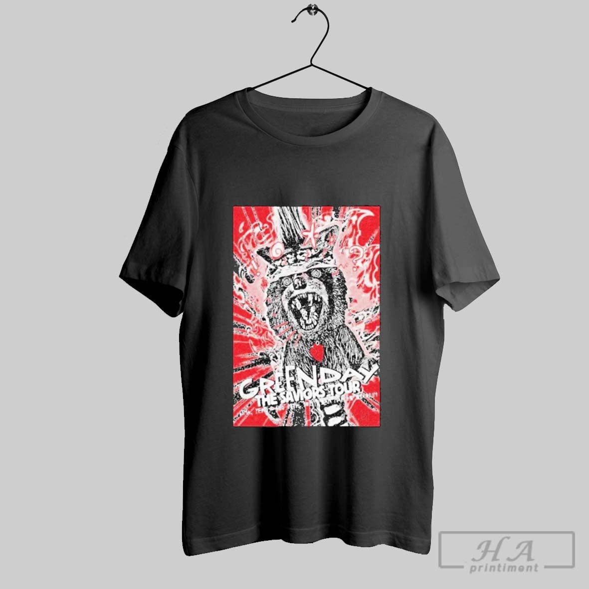 Green Day The Saviors Tour Lima Peru August 29th 2025 - Adult & Kids T-Shirts, Sweatshirts & Hoodies apparel design preview 1
