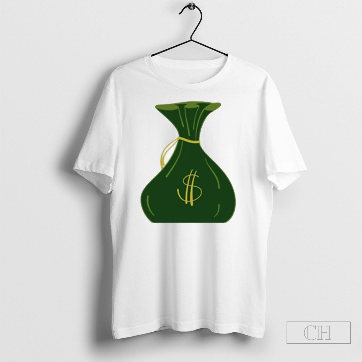 Green Money Bag Graphic 2025 - Adult & Kids T-Shirts, Sweatshirts & Hoodies apparel design preview 1