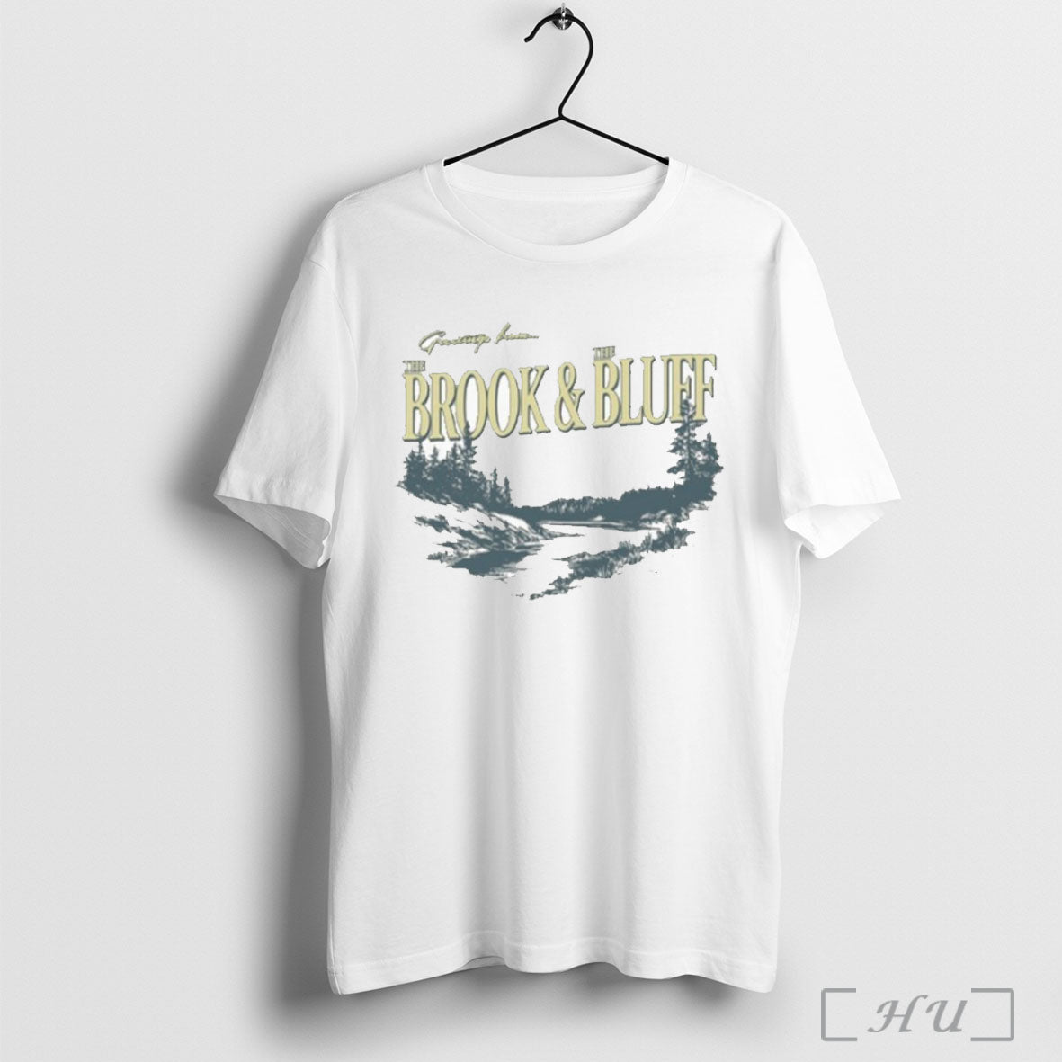Greeting From The Brook Bluff - Adult & Kids T-Shirts, Sweatshirts & Hoodies apparel design preview 1