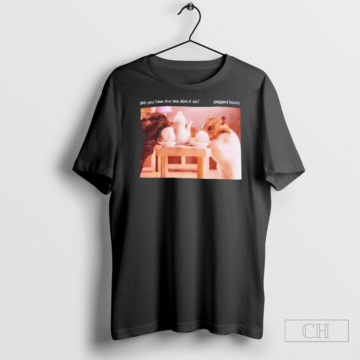 Hamster Did You Hear The Tea About Sis - Adult & Kids T-Shirts, Sweatshirts & Hoodies apparel design preview 1