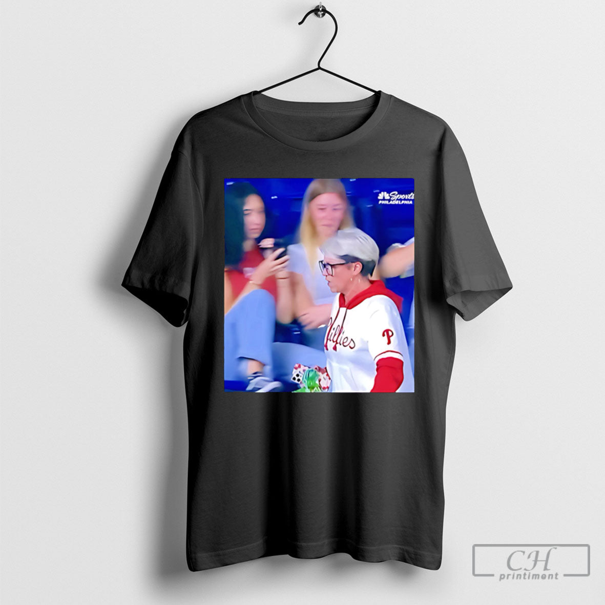Harrison Bader Home Run Marlins Phillies Karen - Adult & Kids T-Shirts, Sweatshirts & Hoodies apparel design preview 1