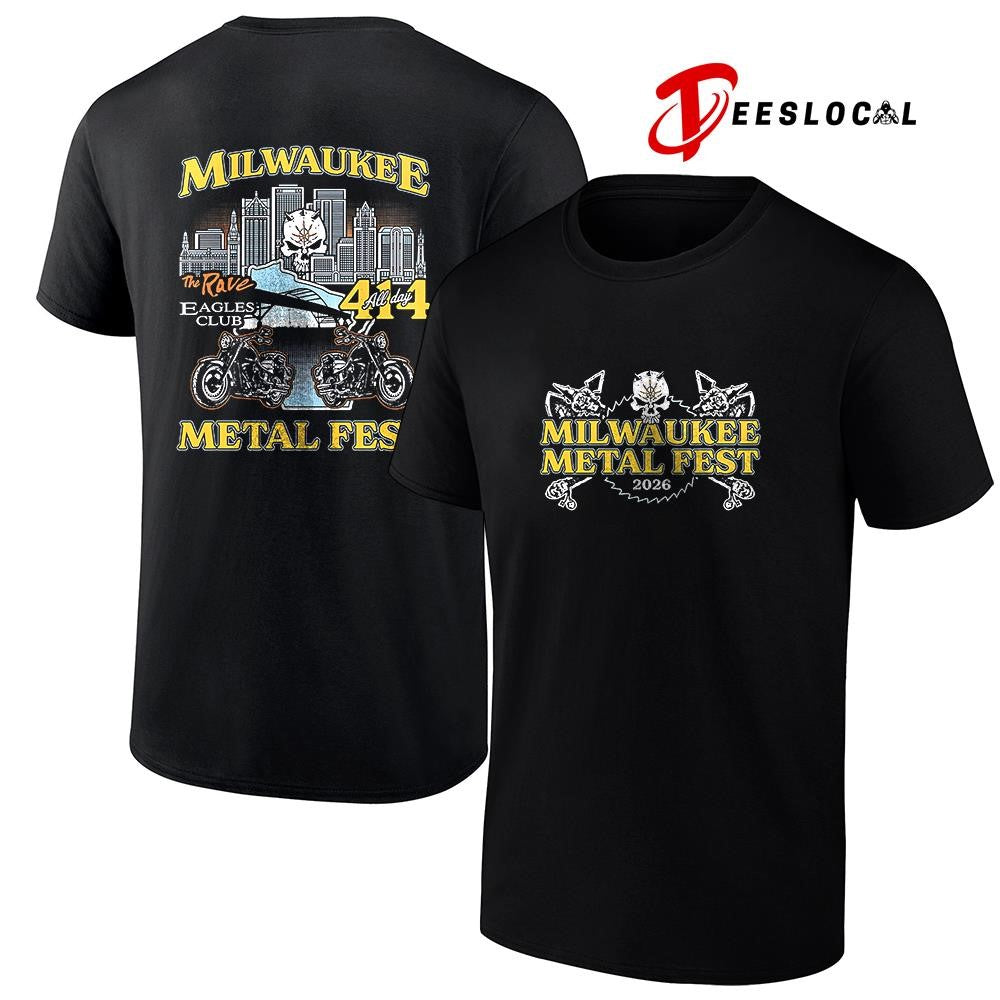Hatebreed Milwaukee Metal fest the rave all day 414 - Adult & Kids T-Shirts, Sweatshirts & Hoodies apparel design preview 1