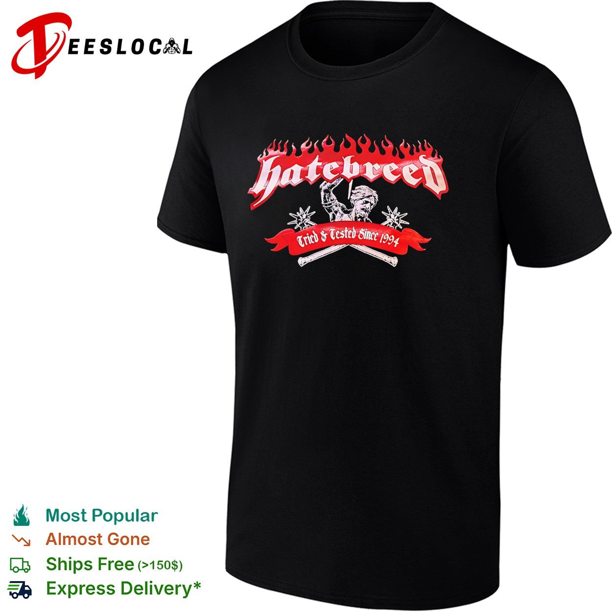 Hatebreed The Summer Slaughter Tour 2026 logo - Adult & Kids T-Shirts, Sweatshirts & Hoodies apparel design preview 1