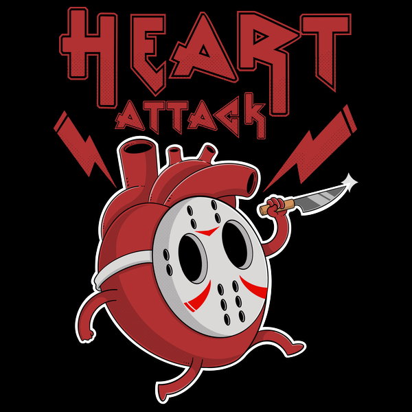 Heart Attack 6 - Adult & Kids T-Shirts, Sweatshirts & Hoodies apparel design preview 1