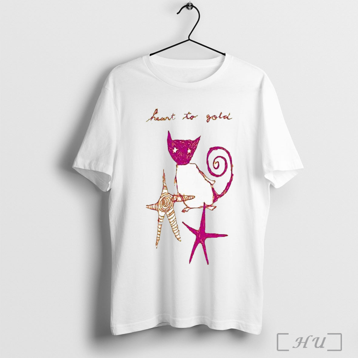 Heart To Gold Stars - Adult & Kids T-Shirts, Sweatshirts & Hoodies apparel design preview 1