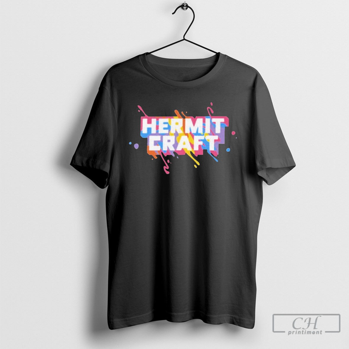 Hermitcraft Paint Splatter - Adult & Kids T-Shirts, Sweatshirts & Hoodies apparel design preview 1