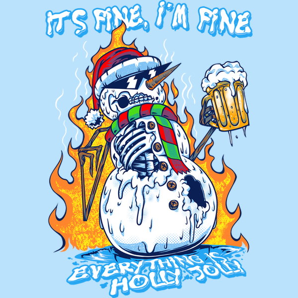 Holly Jolly 2 - Adult & Kids T-Shirts, Sweatshirts & Hoodies apparel design preview 1