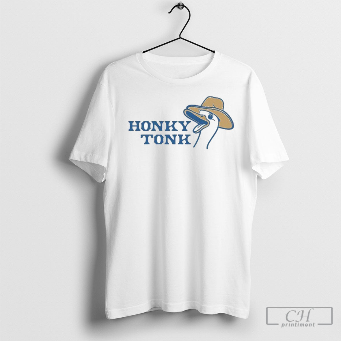 Honky Tonk Silly Goose Hat - Adult & Kids T-Shirts, Sweatshirts & Hoodies apparel design preview 1