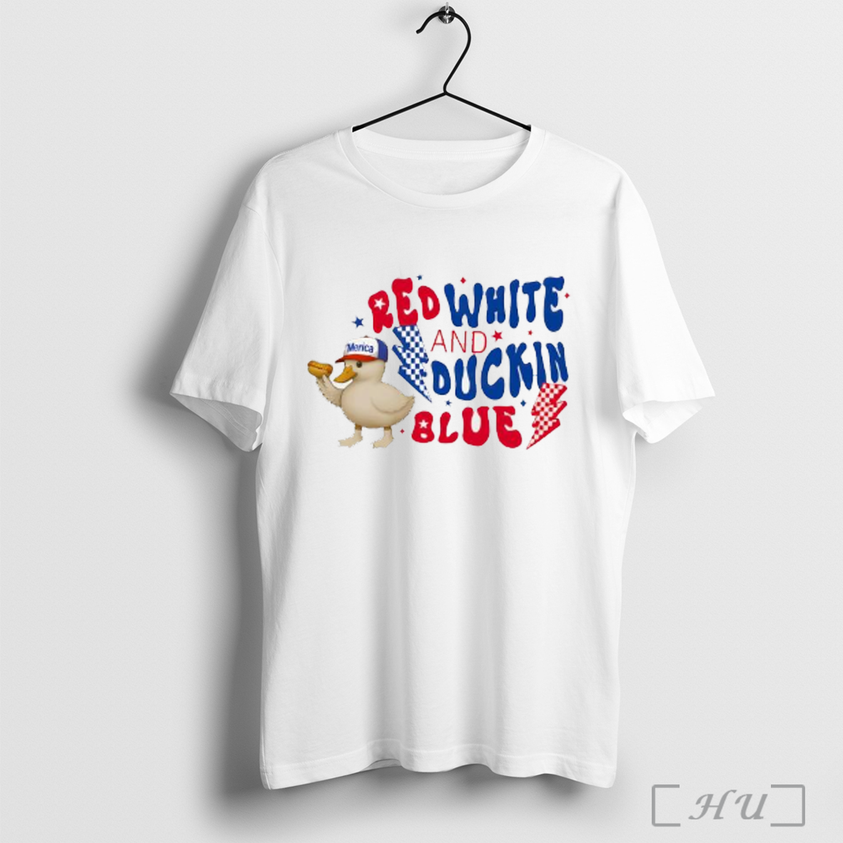 Hotdog Red White Ducking Blue American - Adult & Kids T-Shirts, Sweatshirts & Hoodies apparel design preview 1